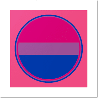 Bi Pride Circle Posters and Art